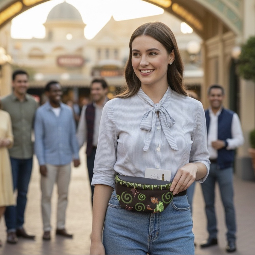 Disney Parks Loungefly We Don’t Talk About Bruno Glow in the dark belt bag